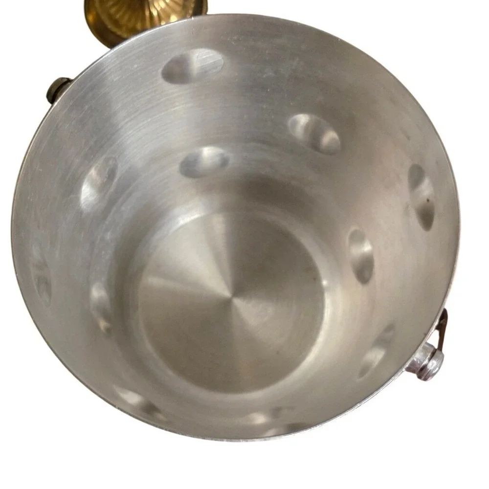 Ice Bucket Waterford Marquis Stainless Steel Dimpled Dot Barware Silver